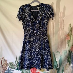 J Crew Faux Wrap Mini Dress